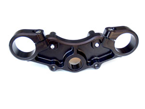 Triple clamp underside